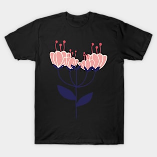 Sweet Pea Pink Flower T-Shirt